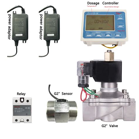 Controlador de dosificación DN50 ZJ LCD M SEA Zhongjiang medidor de