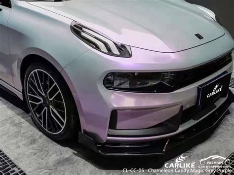 Cl Cc 05 Chameleon Candy Magic Grey Purple Vinyl Car Wrap Factory Para