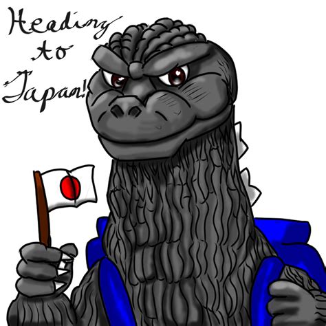 Godzilla Doodle Japan Trip By Gojira Kun92 On Deviantart