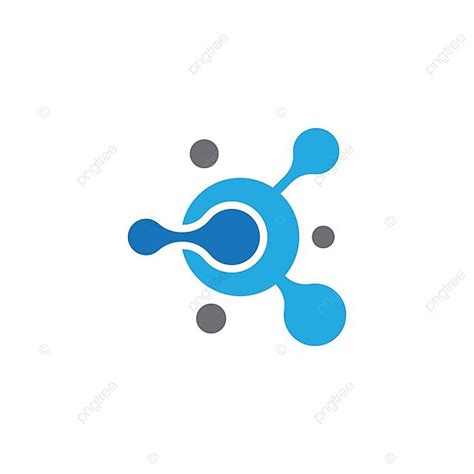 Molecule Logo Template Cell Connectivity Information Vector Cell