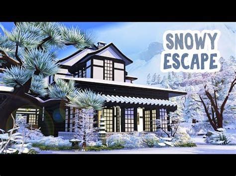 Snowy Escape || The Sims 4: Speed Build nel 2024