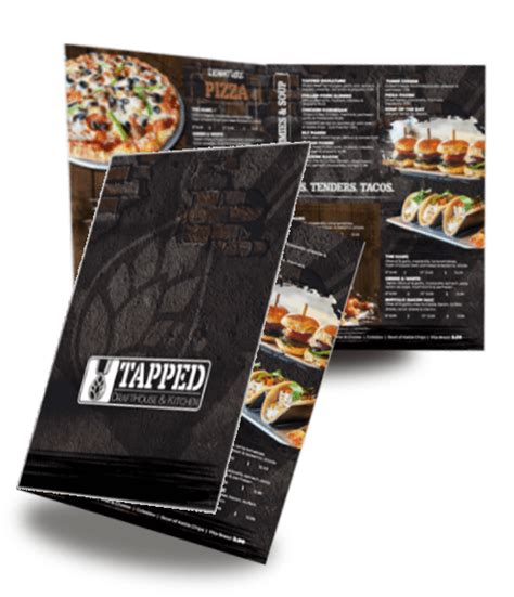 Restaurant Menu Design & Printing – Inter.Graphics