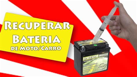 Como Recuperar Uma Bateria De Moto Ou De Carro Youtube