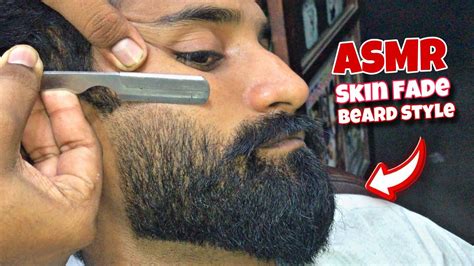 ASMR 6 Month Old Skin Fade Beard Style Asmr Relaxing Haircut And