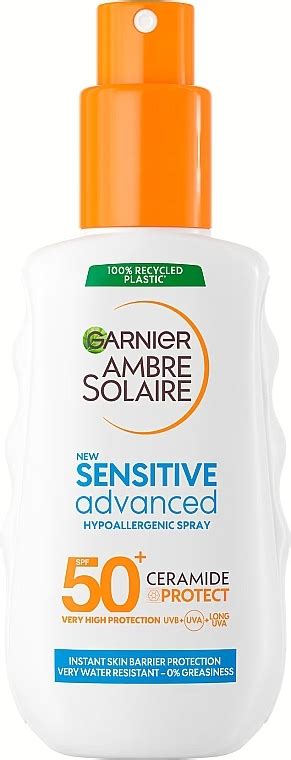 Garnier Ambre Solaire Sensitive Advanced Spray Spf50 Ceramide Protect