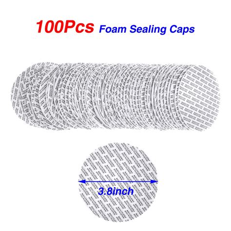 100Pcs Self Adhesive Foam Sealing Caps Pressure Se Grandado