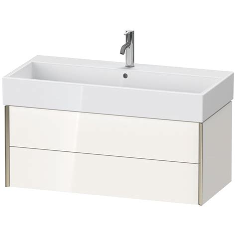 Duravit Xviu Wall Mounted Vanity Unit White High Gloss XV43370B185 Zoro