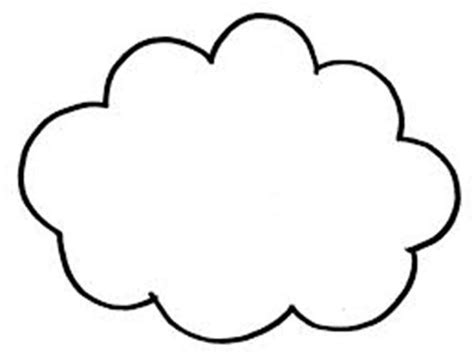 Image Of A Clouds Coloring Page Kids Play Color