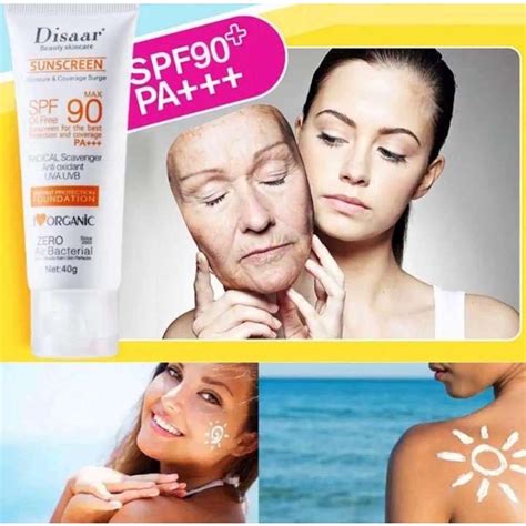 『buy 1 Take 1』disaar Facial Sunscreen Cream Spf 90 Pa Moisturizing Skin Protect Sunblock 40g