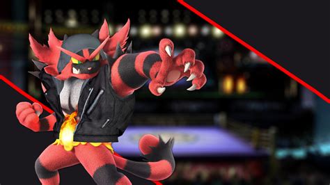 Hooded Incineroar Super Smash Bros Ultimate Mods