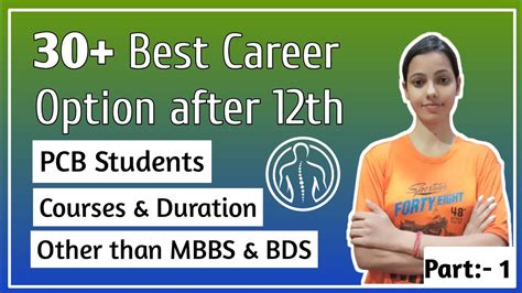 30 Best Career Options After 12th Class Courses For PCB Students