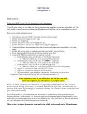 Assign3 MET CS 601 Assignment 3 Instructions Using Pure HTML 5 And