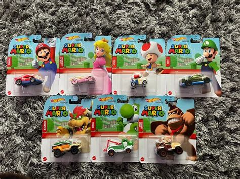 HOT WHEELS SUPER Mario Bros Set 7 Pieces New And Sealed 15 00 PicClick UK