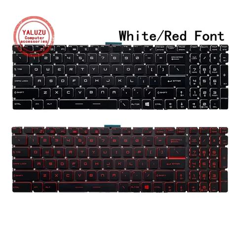 US Laptop Keyboard For MSI GE62 VR GE63 VR GE72 GE75 GS60 GS63 VR GS70