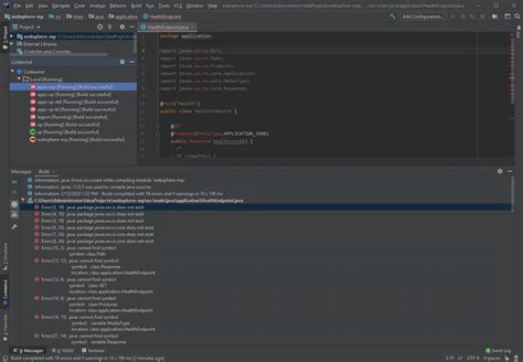 Svt Intellij Project Fails To Build When Clicking Build On Menu Bar