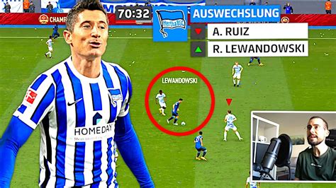 FIFA 21 WENN HERTHA BSC ROBERT LEWANDOWSKI EINWECHSELT