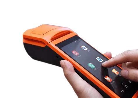 Android Wireless 3G Handheld POS Terminal With Thermal Printer / Barcode Scanner