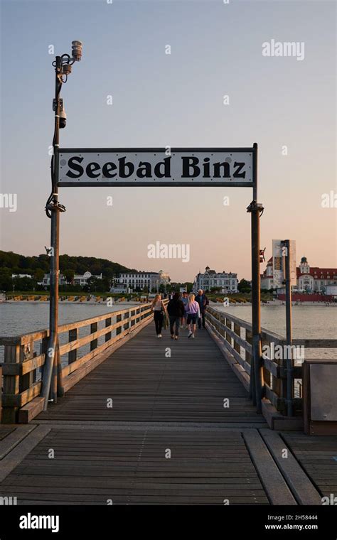 Pier in the baltic resort of binz hi-res stock photography and images ...