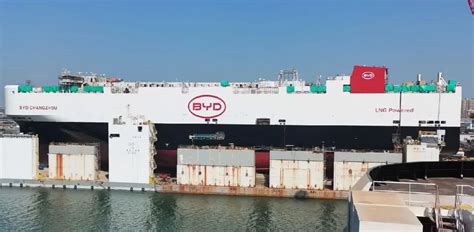 Byd S Car Carrier Fleet Adds Rd Member With Launch Of Byd Changzhou