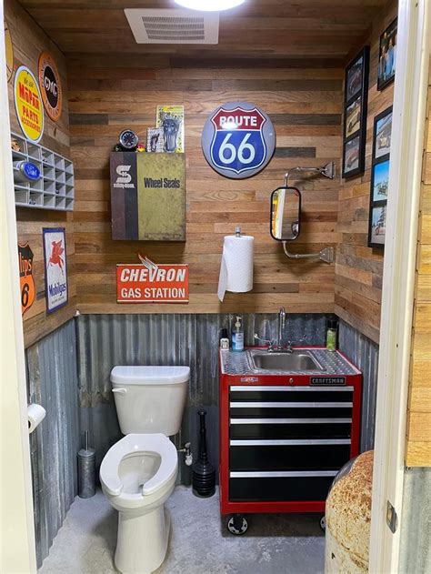 Pin By Chris Harvey On Garages And Man Caves Garage Bathroom Shop