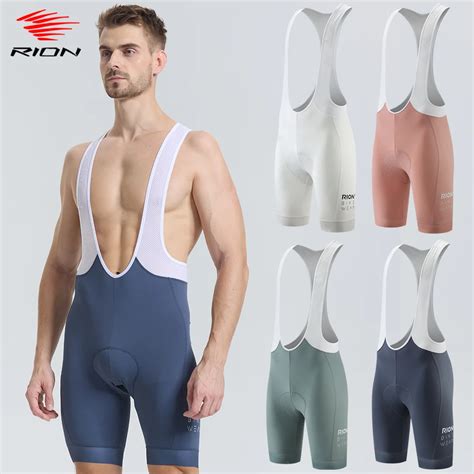 Rion Men Cycling Bib Shorts Road Bike Breathable Padded Mtb Tights