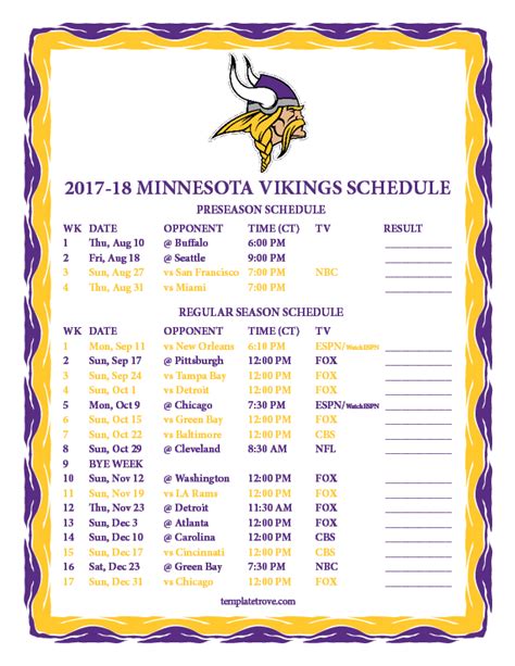 Minn Vikings Printable Schedule 2024 - Nba Summer League 2024 Schedule