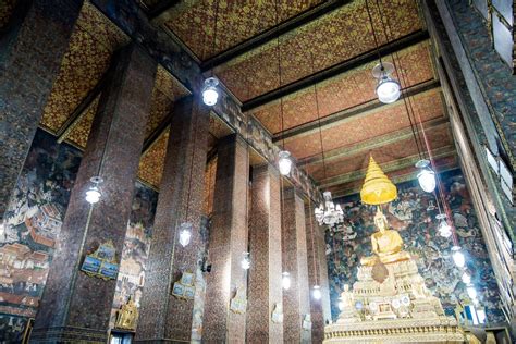 Interior of a temple in Bangkok, Thailand, circa May 2022 14789216 ...