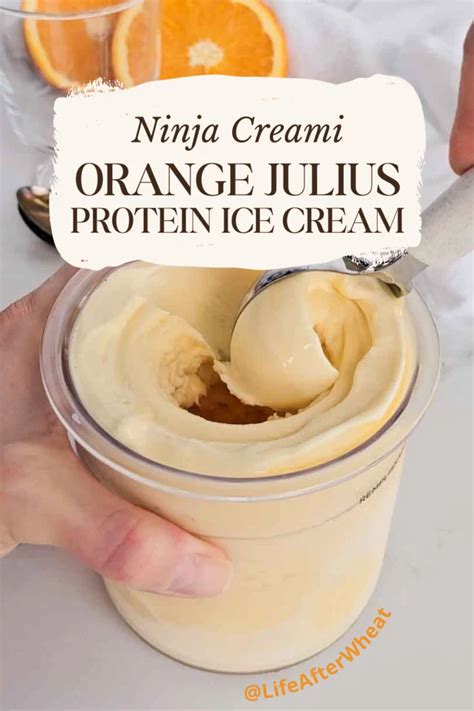 Ninja Creami Orange Julius Protein Ice Cream Recipe