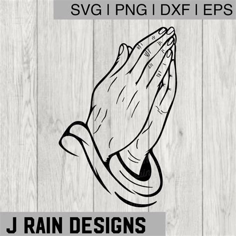 Praying Hands Svg Praying Hands Png Praying Hands Dxf Praying Hands Eps