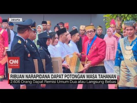 Ribuan Narapidana Dapat Potongan Masa Tahanan YouTube