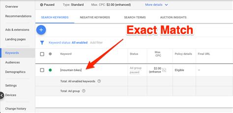 Guide To Google Ads Keyword Match Types Updated