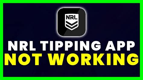 Nrl Tipping App Not Working How To Fix National Rugby League Tipping App Not Working Youtube