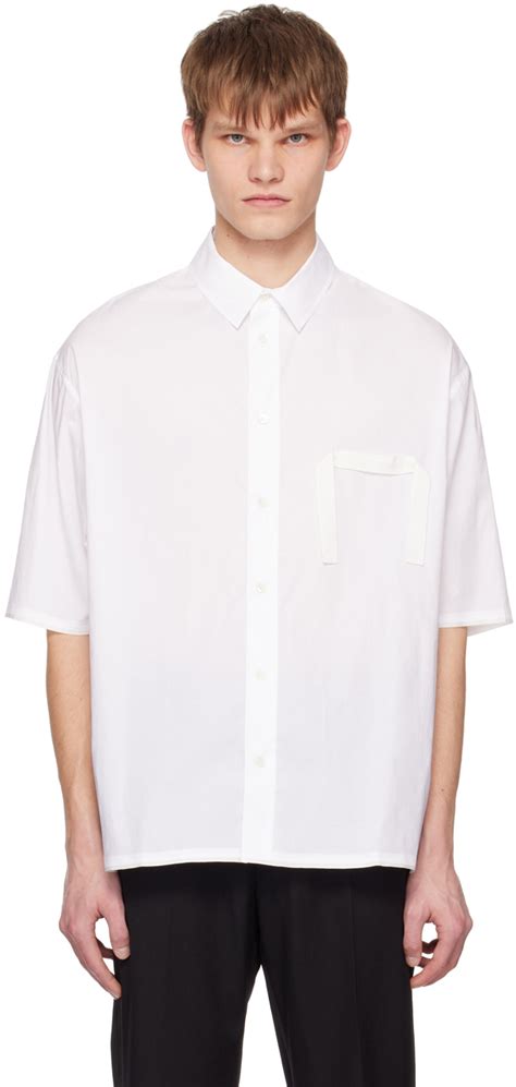 White Le Raphia La Chemise Cabri Shirt By Jacquemus On Sale