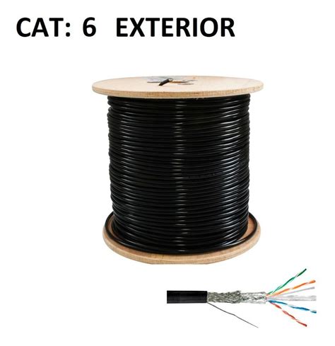 Cable De Red Utp Cat 6 Cctv Para Exterior X305 Mts Sku 0504 193 900