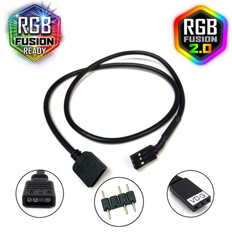 Cabo Adaptador Argb Gigabyte Fusion Para Argb V Pinos Shopee