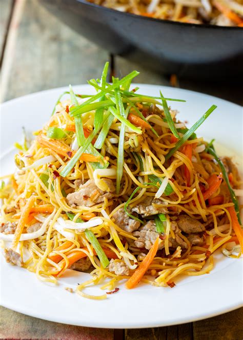 Pork Lo Mein Cantonese Noodles A Spicy Perspective