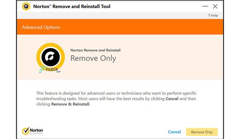 Norton Remove and Reinstall Tool 4.5.0.231 - FileCR