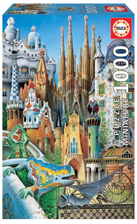 Puzzle Collage Barcelona Mini Piezas Puzzlemania Es