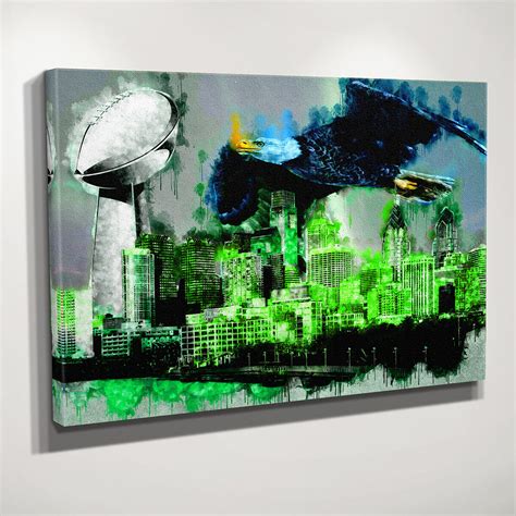 Philadelphia Championship Skyline Canvas - Zapwalls