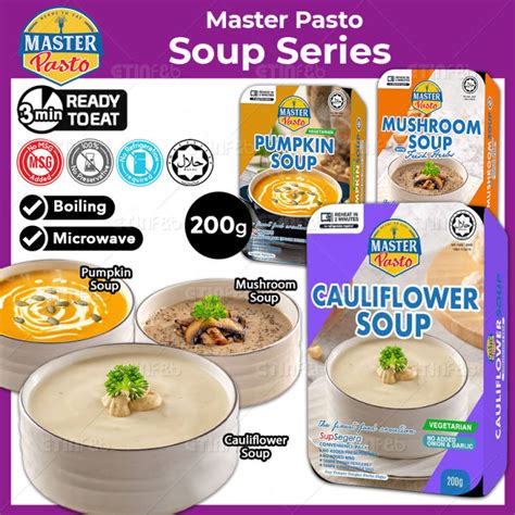 Master Pasto HALAL Convenient Pack 3 Minutes Instant Mushroom Soup