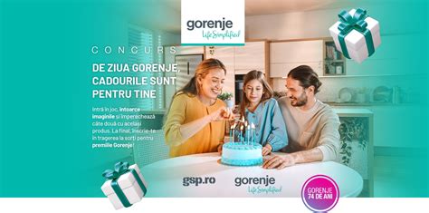 Concurs De Ziua Gorenje Cadourile Sunt Pentru Tine