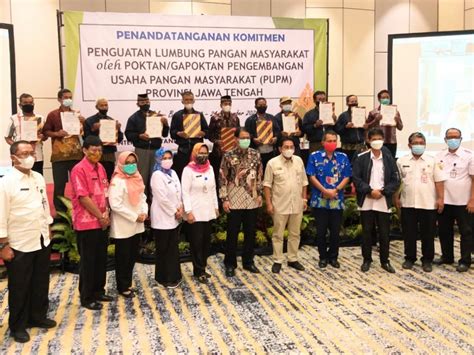 Penandatanganan Komitmen Penguatan Lumbung Pangan Masyarakat Dinas