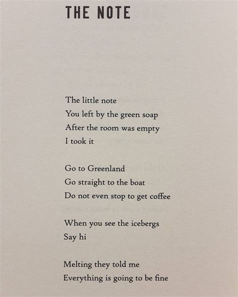 Poetryisnotaluxury On Instagram “the Note By Mary Ruefle From Dunce