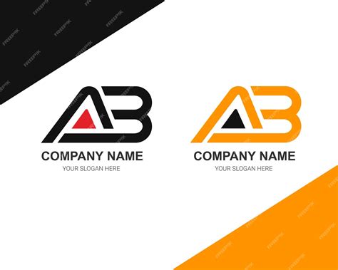 premium vector ab vector collection   logo template