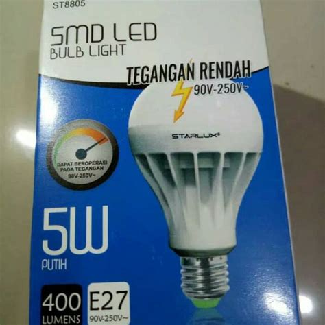 Jual Lampu Led Starlux Watt E Putih Shopee Indonesia