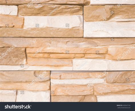 Wall Artificial Gray Stone Facade Rough Stock Photo 420547192