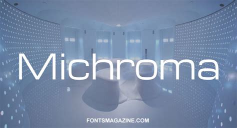 michroma font   fonts magazine