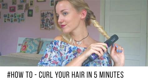 How To Curl Your Hair In 5 Minutes Quick And Easy ♡ Huge Time Saver