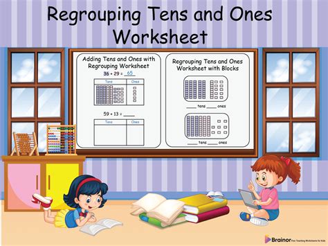 15 Regrouping Tens And Ones Worksheet Free Printable