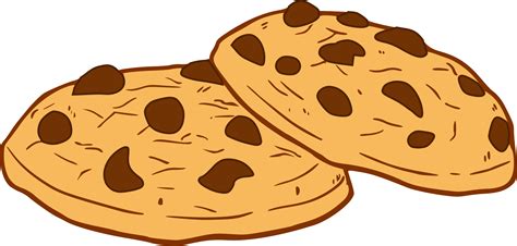 chocolate chip cookie clipart png transparent onlygfxcom